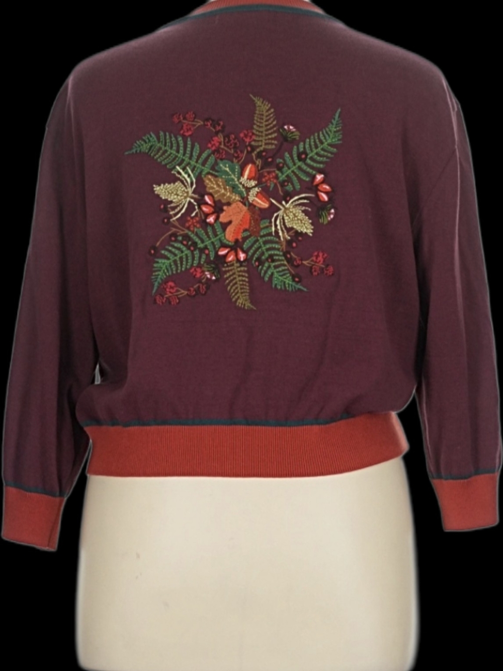 Pavlava Embroidered Cardigan Size xl
